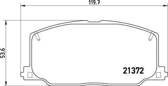 Brembo P 83 016 - Bremsbelagsatz, Scheibenbremse alexcarstop-ersatzteile.com