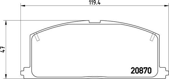 Brembo P 83 011 - Bremsbelagsatz, Scheibenbremse alexcarstop-ersatzteile.com