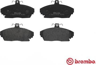 Brembo P 82 001 - Bremsbelagsatz, Scheibenbremse alexcarstop-ersatzteile.com