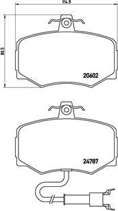 Brembo P 36 009 - Bremsbelagsatz, Scheibenbremse alexcarstop-ersatzteile.com