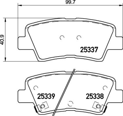 Brembo P 30 094X - Bremsbelagsatz, Scheibenbremse alexcarstop-ersatzteile.com