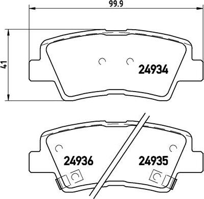 Brembo P 30 047 - Bremsbelagsatz, Scheibenbremse alexcarstop-ersatzteile.com