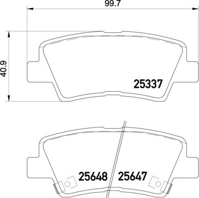 Brembo P 30 054 - Bremsbelagsatz, Scheibenbremse alexcarstop-ersatzteile.com