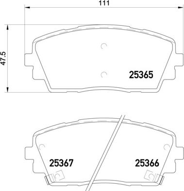 Brembo P 30 053 - Bremsbelagsatz, Scheibenbremse alexcarstop-ersatzteile.com