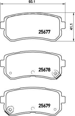 Brembo P 30 068 - Bremsbelagsatz, Scheibenbremse alexcarstop-ersatzteile.com