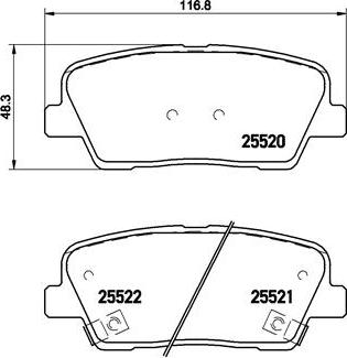 Brembo P 30 063 - Bremsbelagsatz, Scheibenbremse alexcarstop-ersatzteile.com