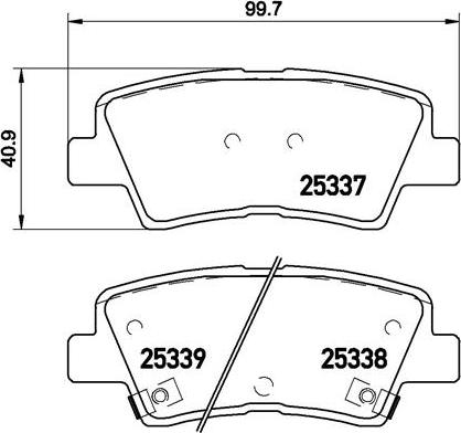 Brembo P 30 067X - Bremsbelagsatz, Scheibenbremse alexcarstop-ersatzteile.com