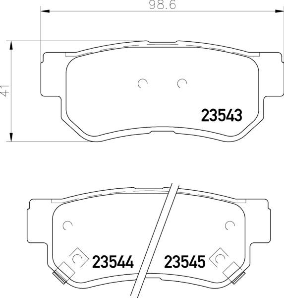 Brembo P 30 088 - Bremsbelagsatz, Scheibenbremse alexcarstop-ersatzteile.com