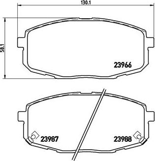 Brembo P 30 034 - Bremsbelagsatz, Scheibenbremse alexcarstop-ersatzteile.com