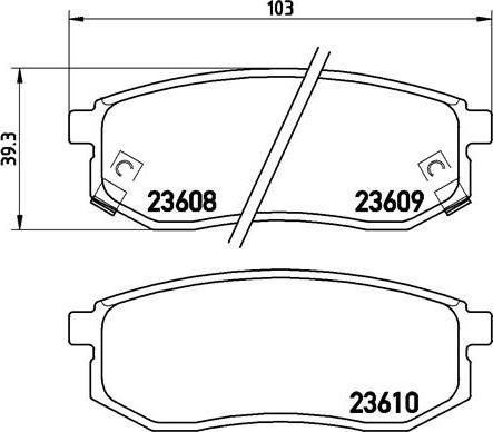 Brembo P 30 030 - Bremsbelagsatz, Scheibenbremse alexcarstop-ersatzteile.com