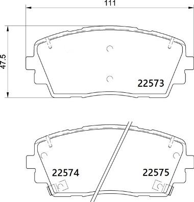 Brembo P 30 115 - Bremsbelagsatz, Scheibenbremse alexcarstop-ersatzteile.com