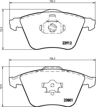 Brembo P 24 057 - Bremsbelagsatz, Scheibenbremse alexcarstop-ersatzteile.com