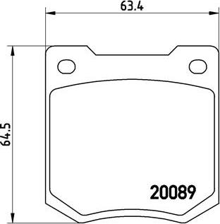 Brembo P 24 003 - Bremsbelagsatz, Scheibenbremse alexcarstop-ersatzteile.com