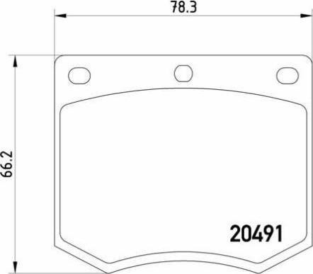 Brembo P 24 002 - Bremsbelagsatz, Scheibenbremse alexcarstop-ersatzteile.com