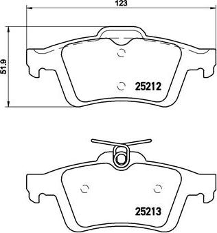 Brembo P 24 148 - Bremsbelagsatz, Scheibenbremse alexcarstop-ersatzteile.com