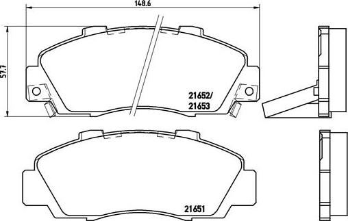 Brembo P 28 026 - Bremsbelagsatz, Scheibenbremse alexcarstop-ersatzteile.com