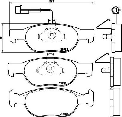 Valeo 671040 - Bremsbelagsatz, Scheibenbremse alexcarstop-ersatzteile.com