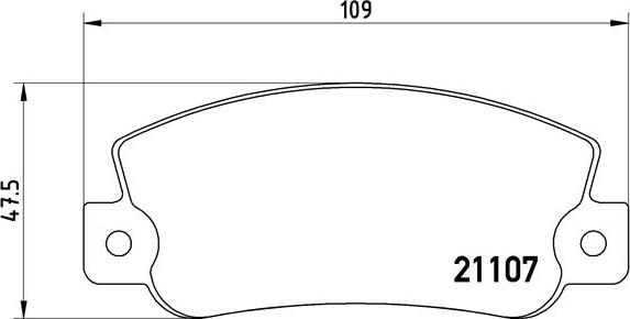 Brembo P 23 032 - Bremsbelagsatz, Scheibenbremse alexcarstop-ersatzteile.com