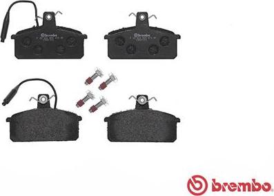 Brembo P 23 024 - Bremsbelagsatz, Scheibenbremse alexcarstop-ersatzteile.com