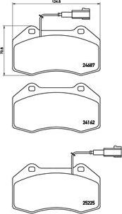 Brembo P 23 139 - Bremsbelagsatz, Scheibenbremse alexcarstop-ersatzteile.com