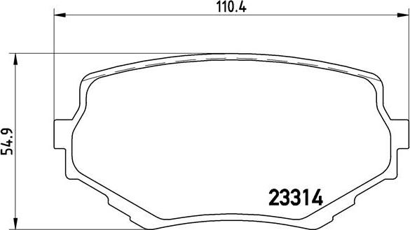 Brembo P 79 009 - Bremsbelagsatz, Scheibenbremse alexcarstop-ersatzteile.com