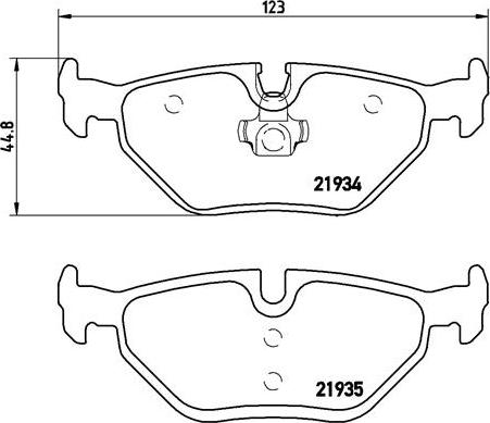 Valeo 208116 - Bremsbelagsatz, Scheibenbremse alexcarstop-ersatzteile.com