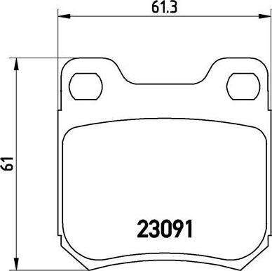 Brembo P 71 008 - Bremsbelagsatz, Scheibenbremse alexcarstop-ersatzteile.com