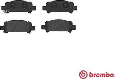 Brembo P 78 011 - Bremsbelagsatz, Scheibenbremse alexcarstop-ersatzteile.com