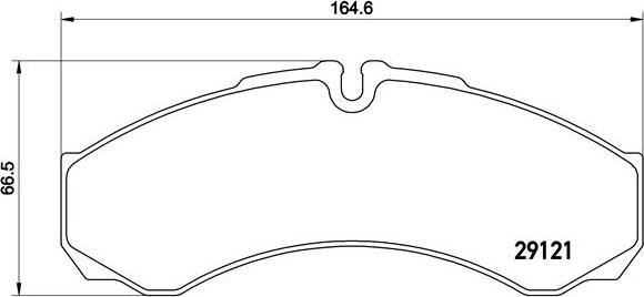 Brembo P A6 017 - Bremsbelagsatz, Scheibenbremse alexcarstop-ersatzteile.com