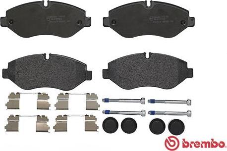 Brembo P A6 026 - Bremsbelagsatz, Scheibenbremse alexcarstop-ersatzteile.com