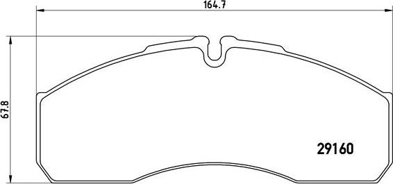 Brembo P A6 022 - Bremsbelagsatz, Scheibenbremse alexcarstop-ersatzteile.com