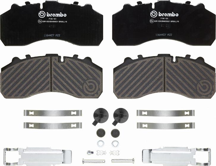 Brembo P B4 101 - Bremsbelagsatz, Scheibenbremse alexcarstop-ersatzteile.com