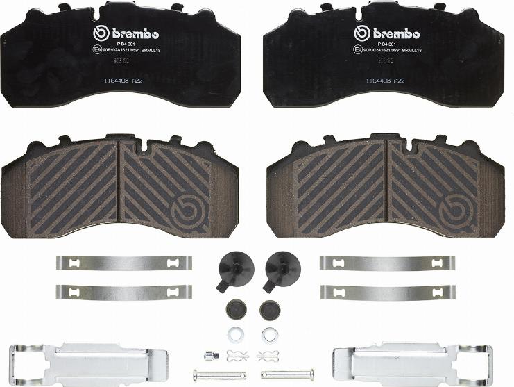 Brembo P B4 301 - Bremsbelagsatz, Scheibenbremse alexcarstop-ersatzteile.com