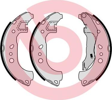 Brembo S 85 543 - Bremsbackensatz alexcarstop-ersatzteile.com