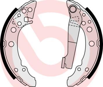 Brembo S 85 535 - Bremsbackensatz alexcarstop-ersatzteile.com