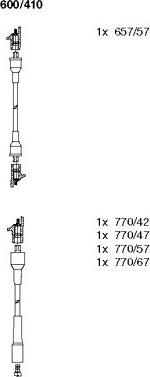 Bremi 600/410 - Zündleitungssatz alexcarstop-ersatzteile.com