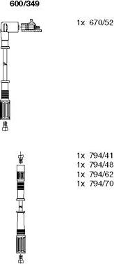 Bremi 600/349 - Zündleitungssatz alexcarstop-ersatzteile.com