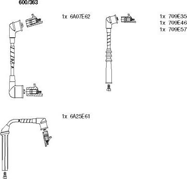 Bremi 600/363 - Zündleitungssatz alexcarstop-ersatzteile.com