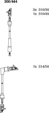 Bremi 300/444 - Zündleitungssatz alexcarstop-ersatzteile.com