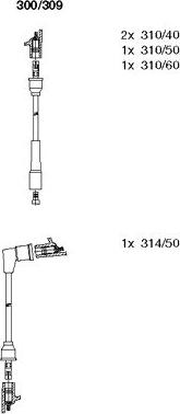 Bremi 300/309 - Zündleitungssatz alexcarstop-ersatzteile.com