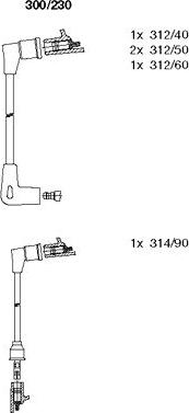 Bremi 300/230 - Zündleitungssatz alexcarstop-ersatzteile.com