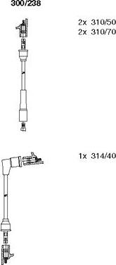 Bremi 300/238 - Zündleitungssatz alexcarstop-ersatzteile.com