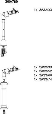 Bremi 300/789 - Zündleitungssatz alexcarstop-ersatzteile.com