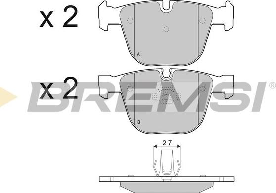 Bremsi BP3410 - Bremsbelagsatz, Scheibenbremse alexcarstop-ersatzteile.com