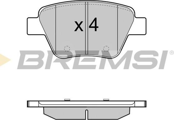 Triscan 51023858 - Bremsbelagsatz, Scheibenbremse alexcarstop-ersatzteile.com