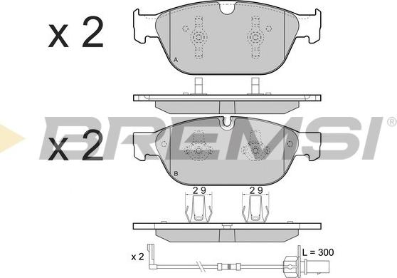 Bremsi BP3477 - Bremsbelagsatz, Scheibenbremse alexcarstop-ersatzteile.com