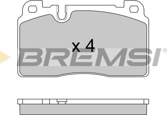 Bremsi BP3592 - Bremsbelagsatz, Scheibenbremse alexcarstop-ersatzteile.com