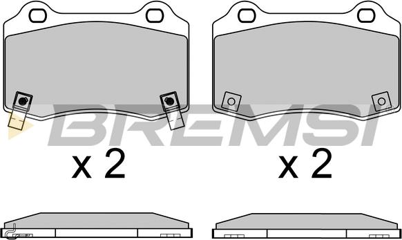 Bremsi BP3649 - Bremsbelagsatz, Scheibenbremse alexcarstop-ersatzteile.com