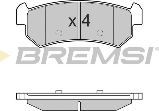 Bremsi BP3148 - Bremsbelagsatz, Scheibenbremse alexcarstop-ersatzteile.com