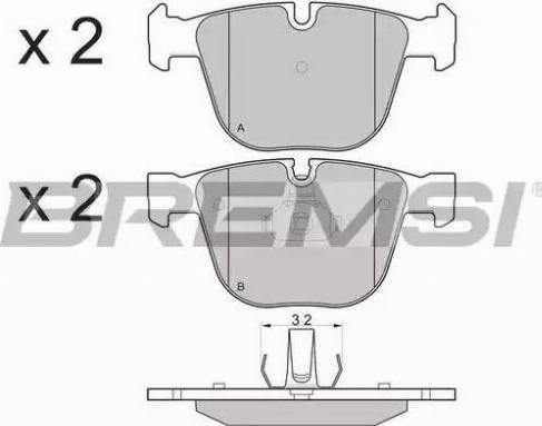 Bremsi BP3129 - Bremsbelagsatz, Scheibenbremse alexcarstop-ersatzteile.com